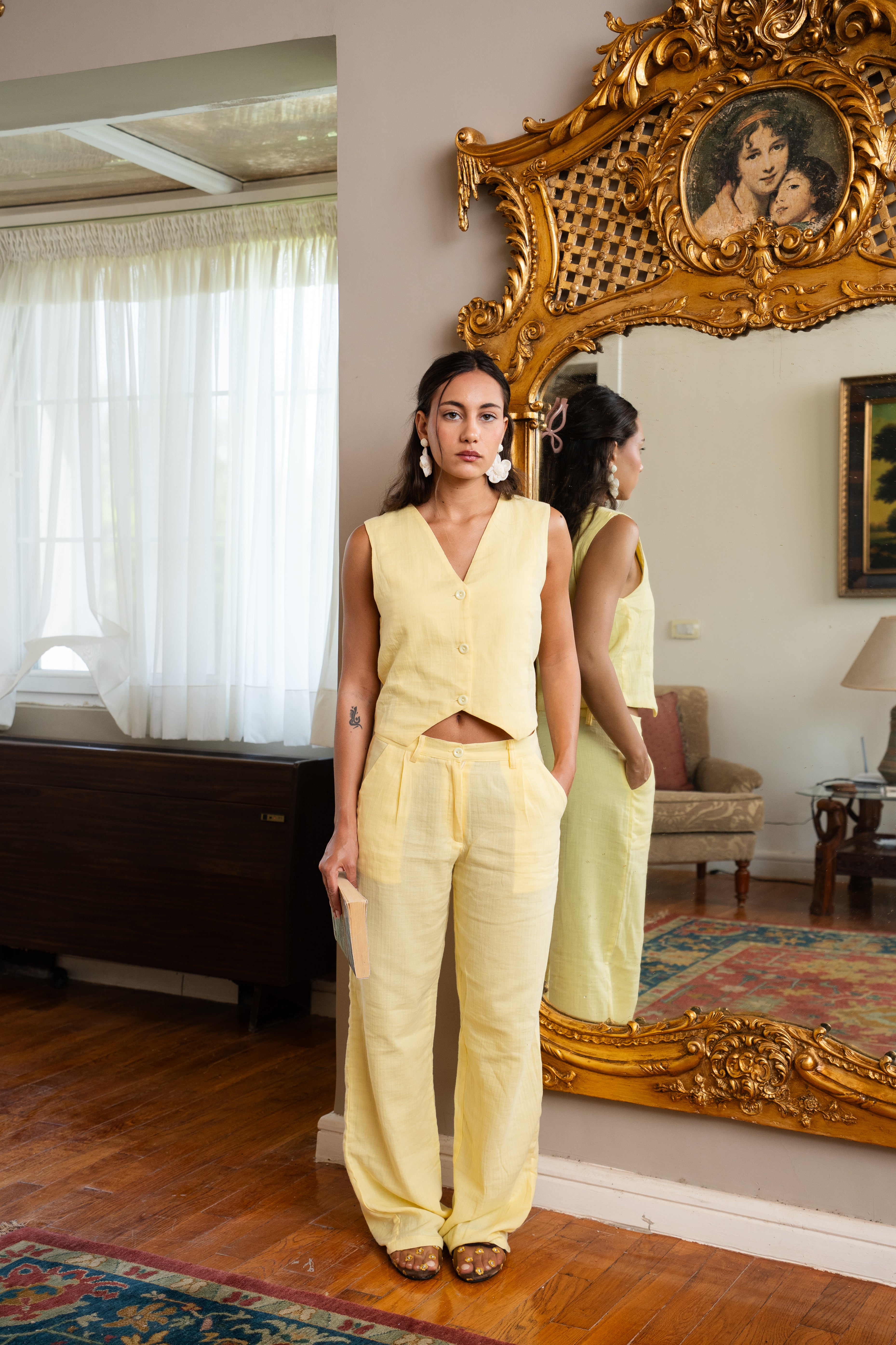 The Vested Linen - Yellow