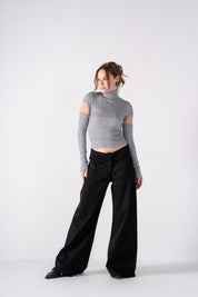 The Detached High Neck Top