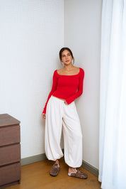 Structured Square Long Sleeve