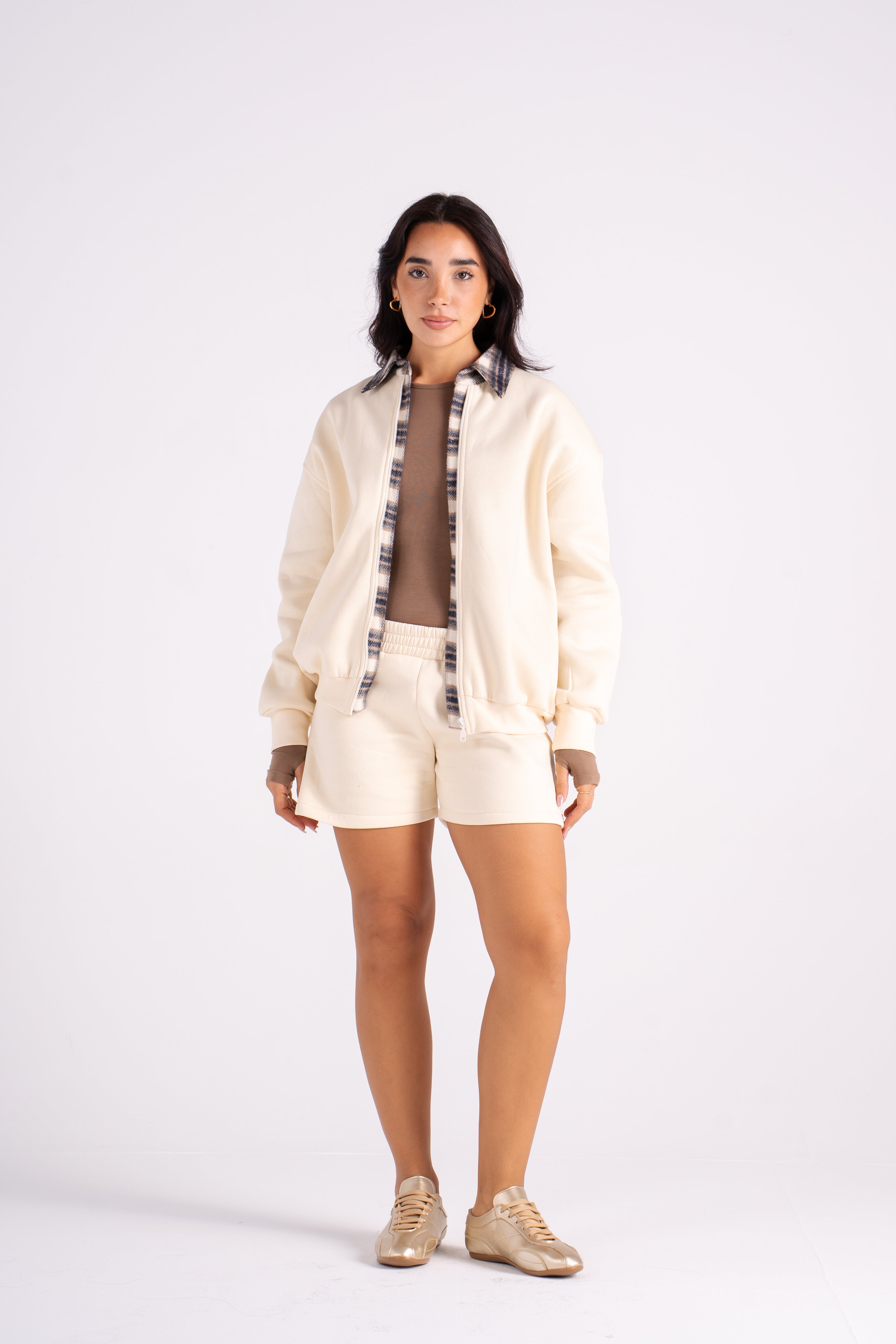 The Short Suit Jacket - Off White