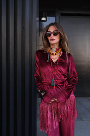 Fayrouz Set - Burgundy