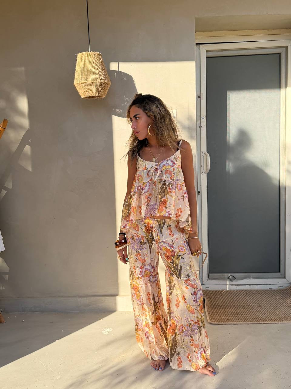 The Floral Ruffle Set