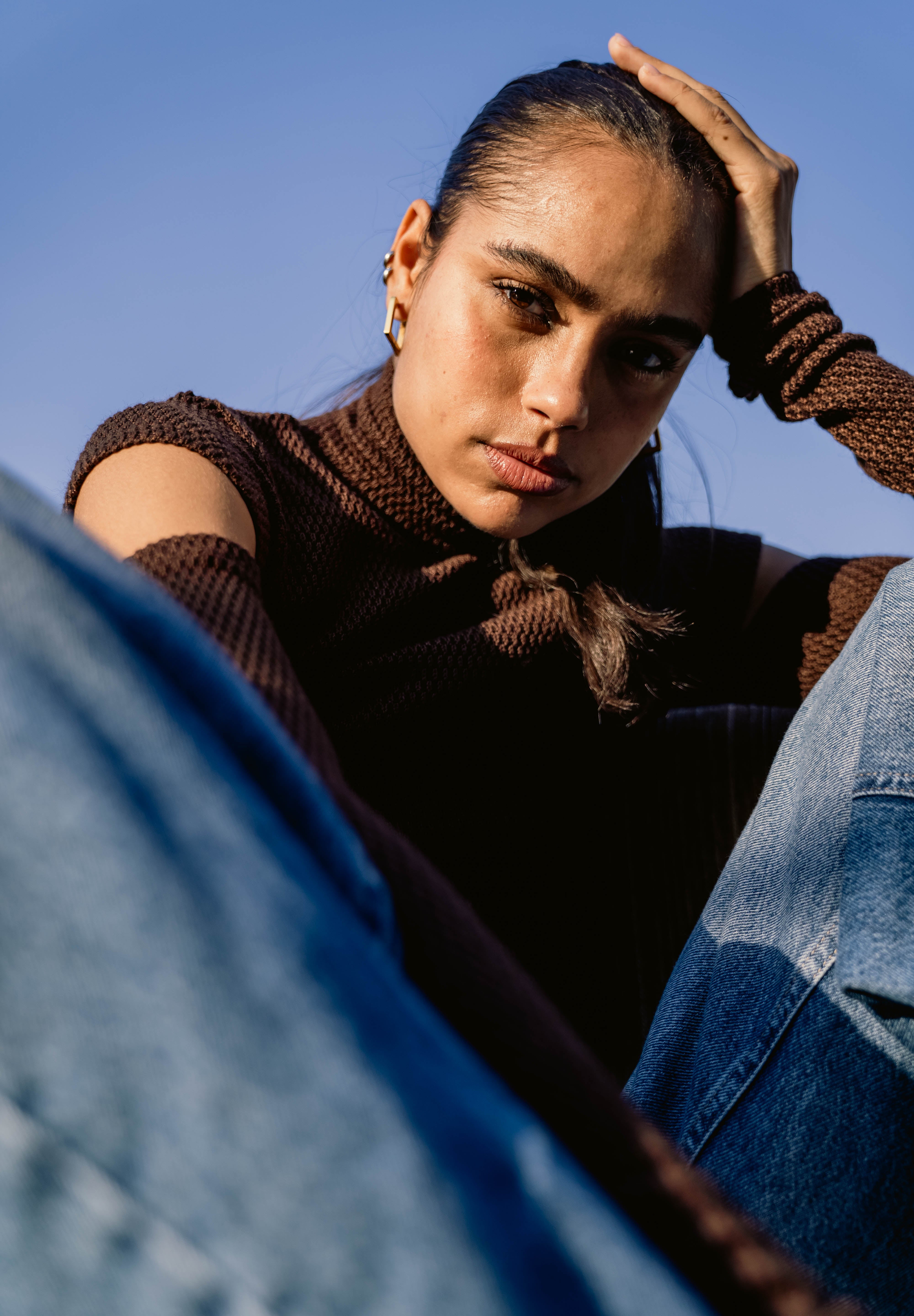 The Detached High Neck Top