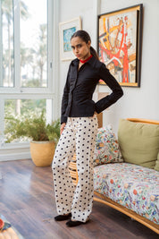 The Polka Dot Creme Pants