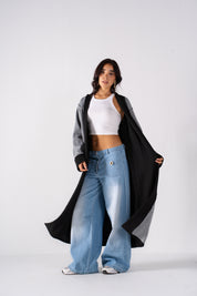 The Double Faced Cardigan Black