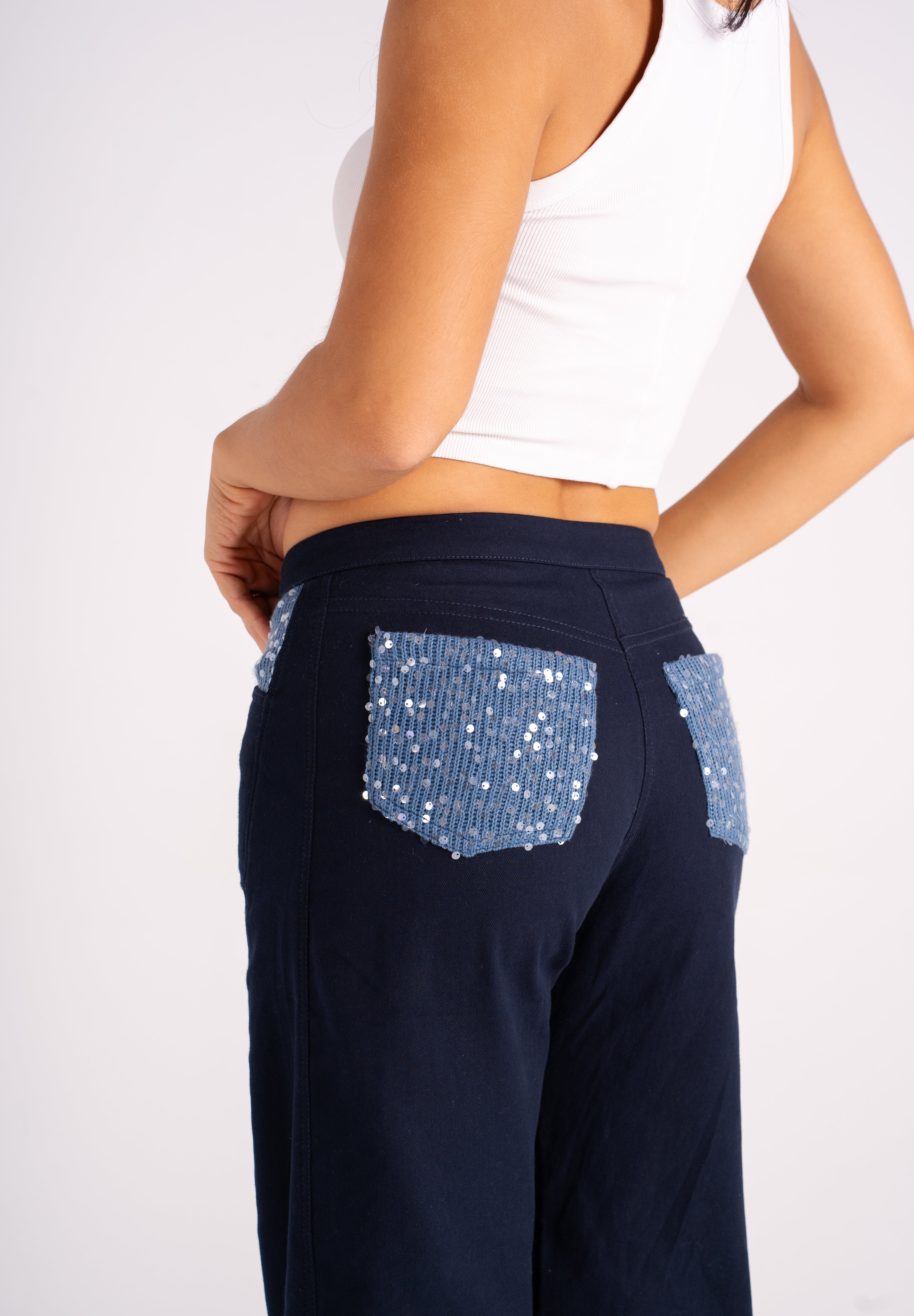 The Aqua Sequence Pants