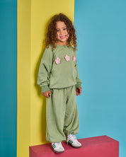 Kids The Matcha Flower Sweater