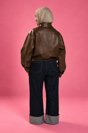The Classic Bomber Leather Jacket