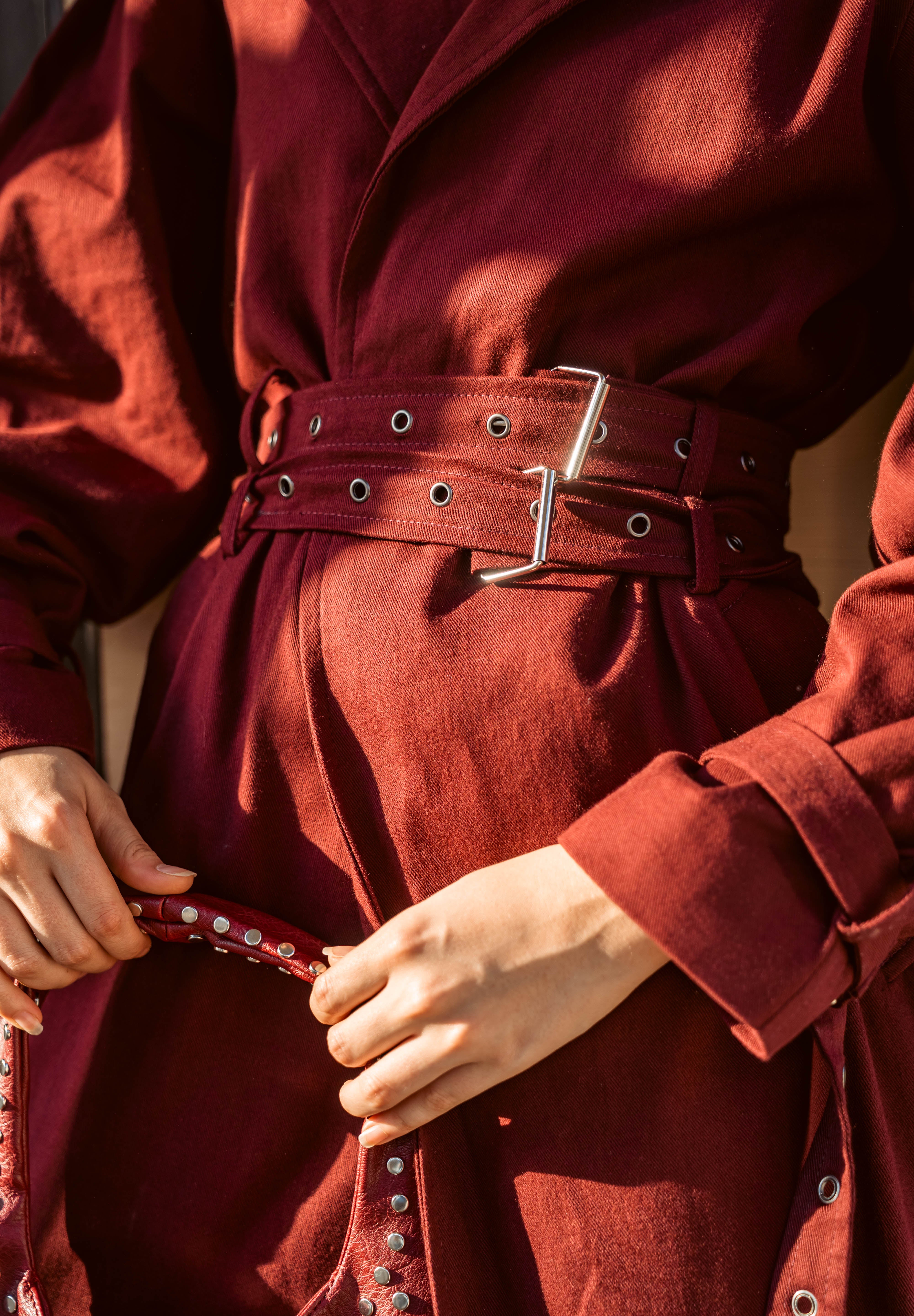 The Classic Trench - Burgundy