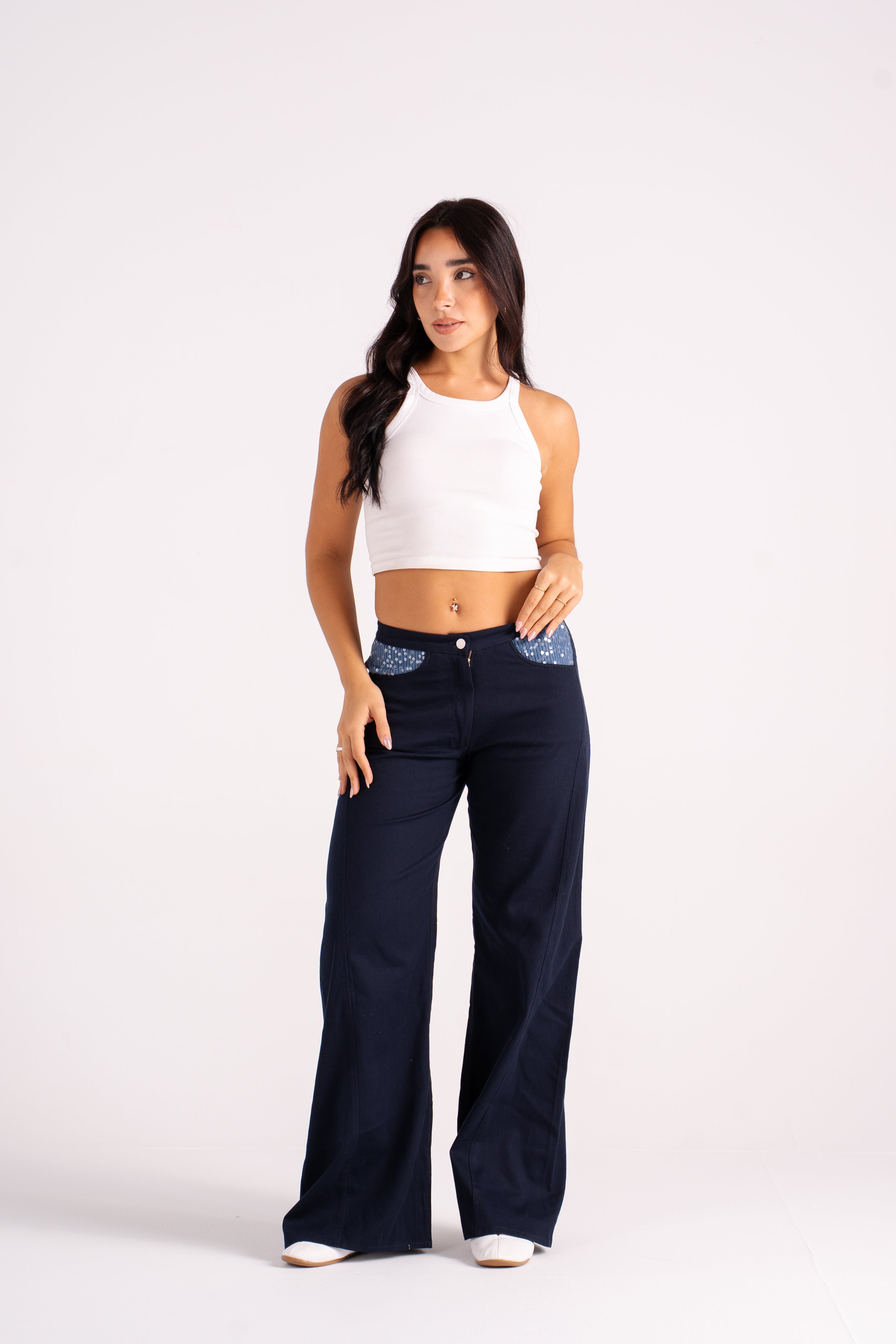 The Aqua Sequence Pants