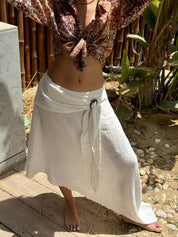 Belta Skirt - White