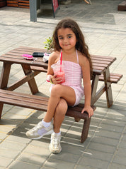 Kids Floral Pink Set