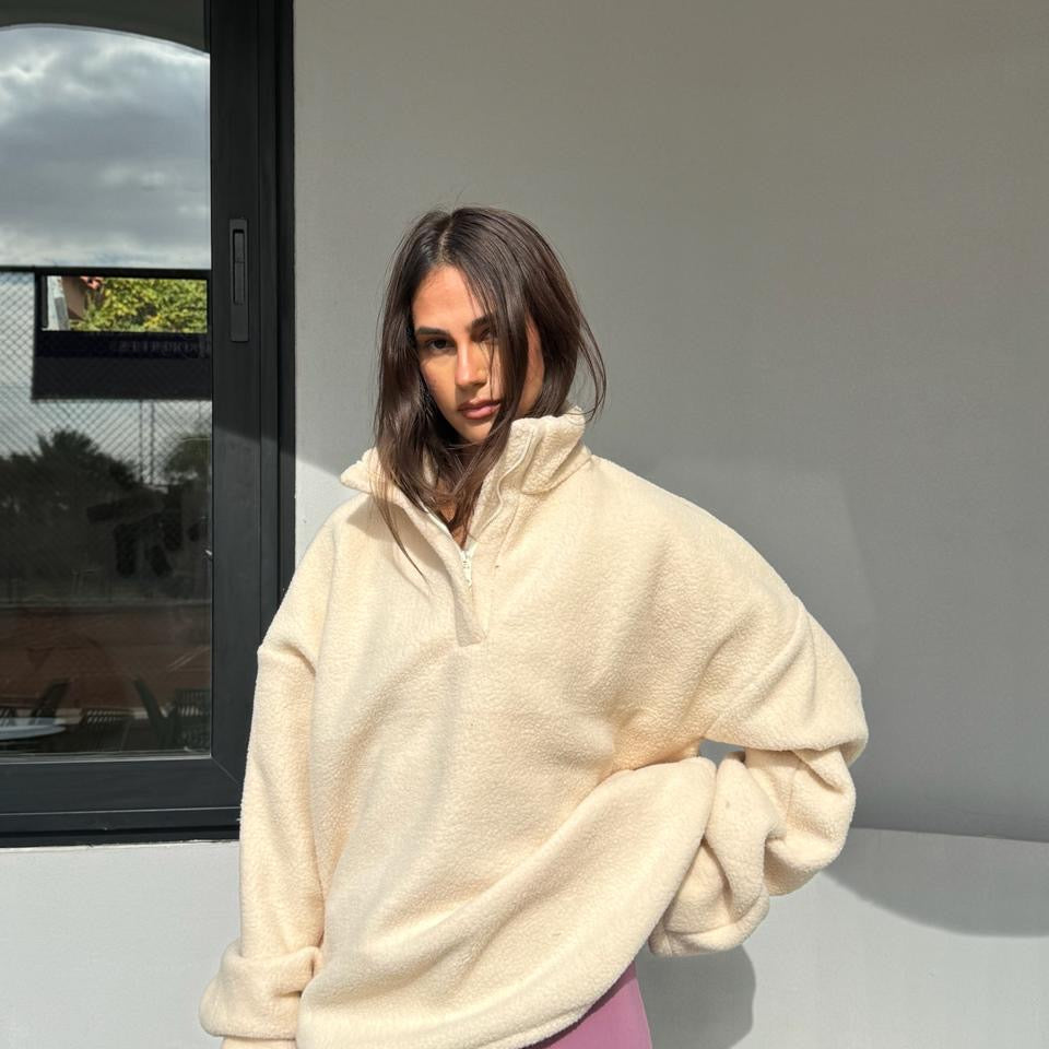 Cloud Zip Up Sweater