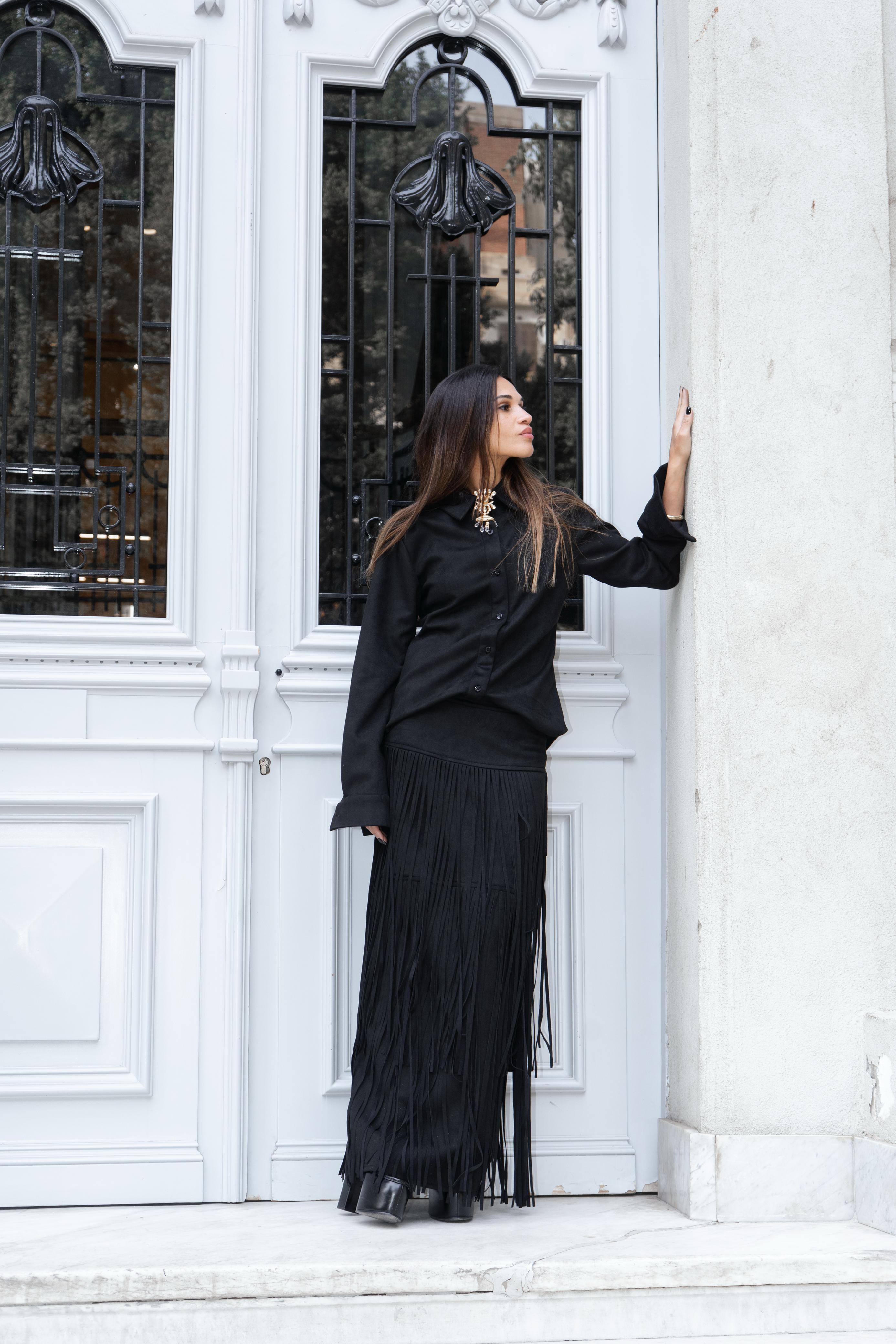 Amira Sued Set - Black