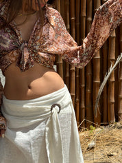 Belta Skirt - White
