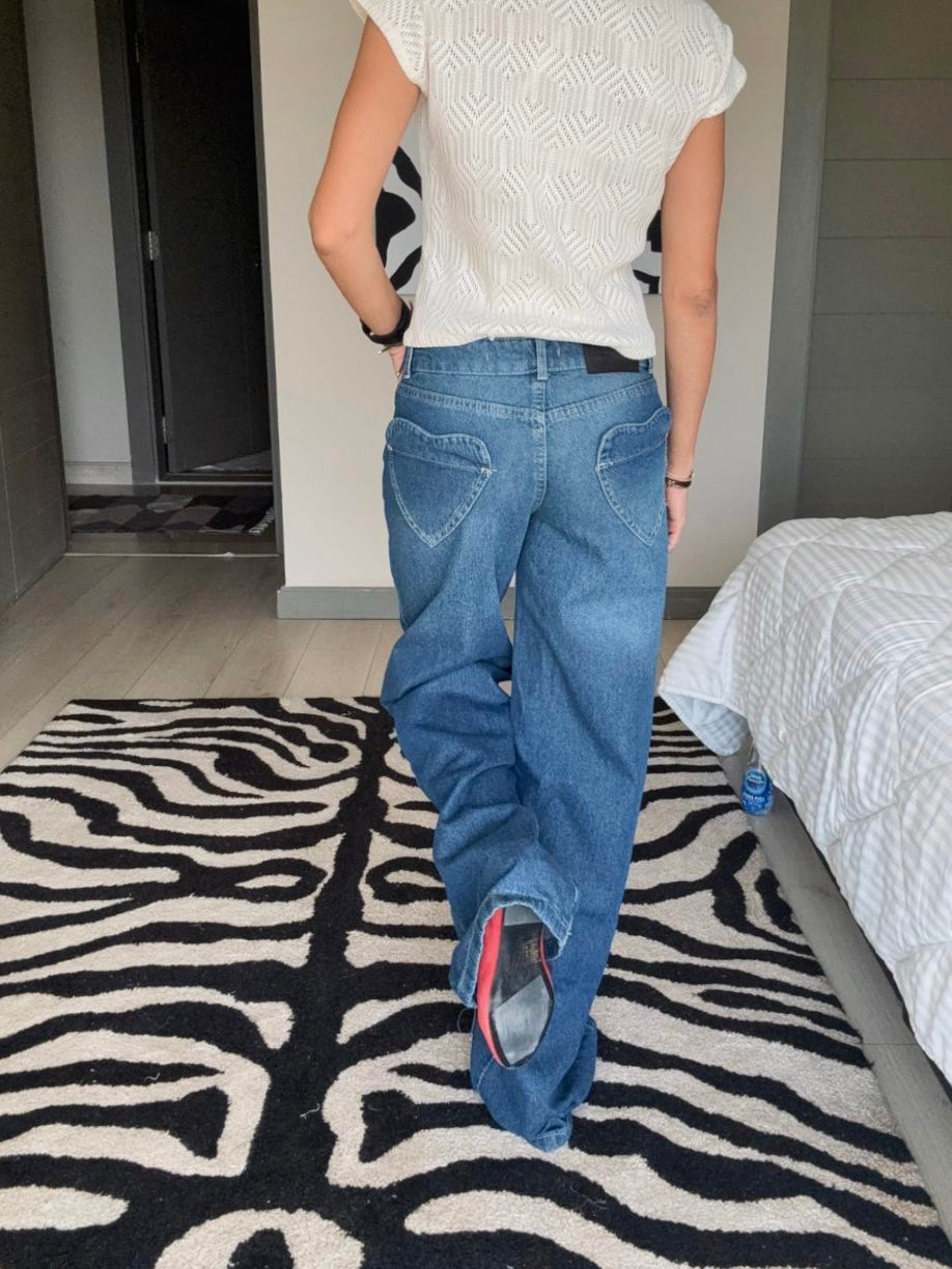 The Washed Heart Denim