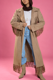 The Fringe Suede Coat