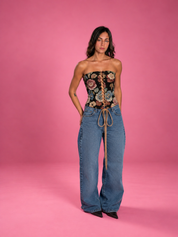 The Midnight Bloom Corset
