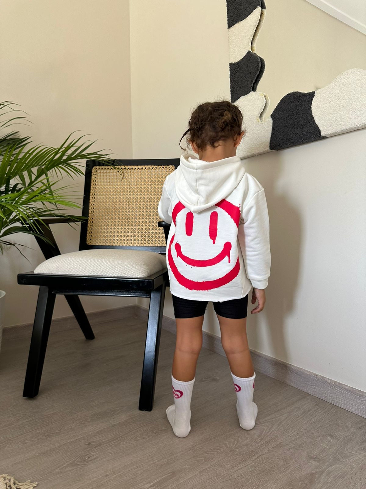 Kids Smiley Hooded Sweatshirt