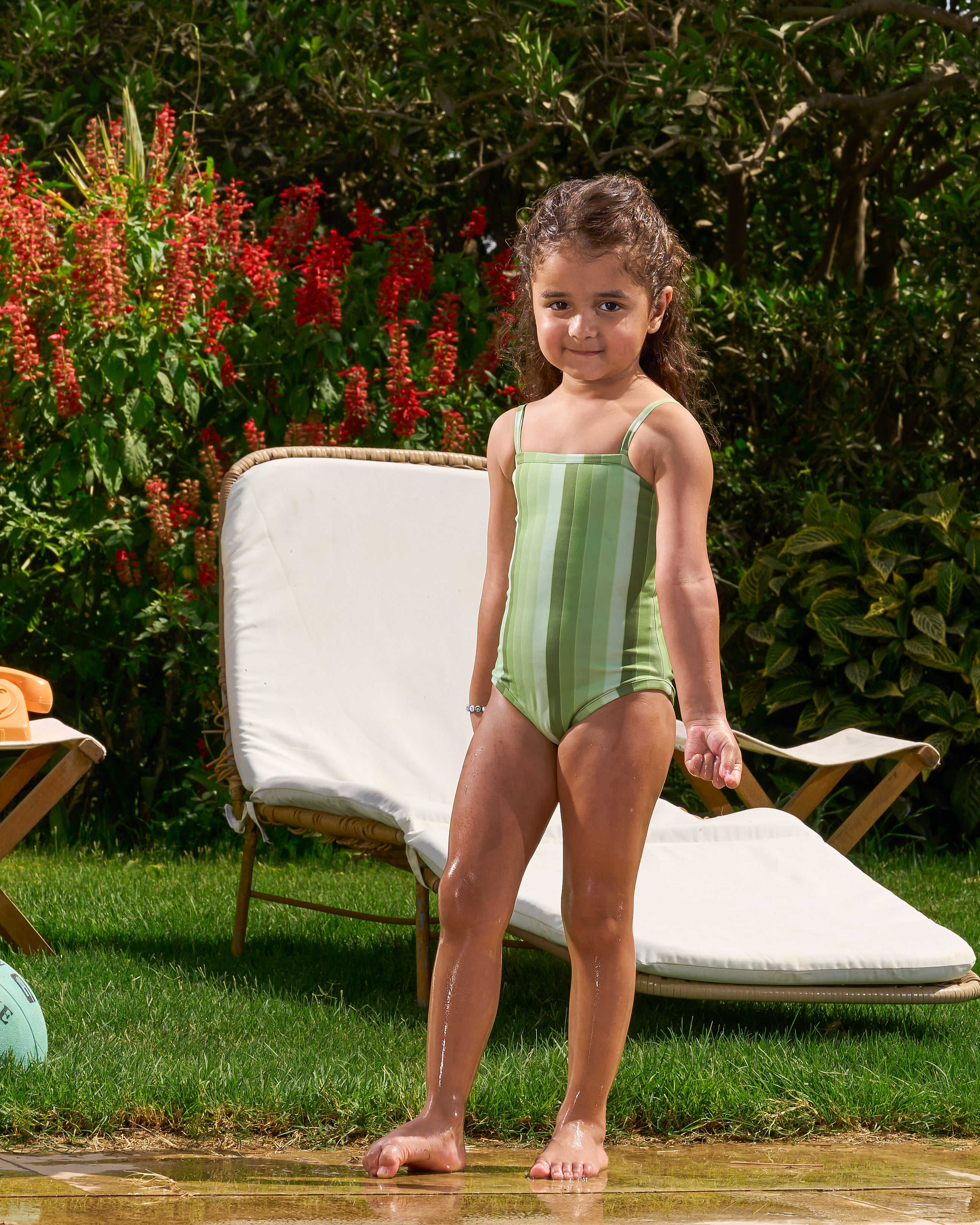 Kids Striped Swimsuit