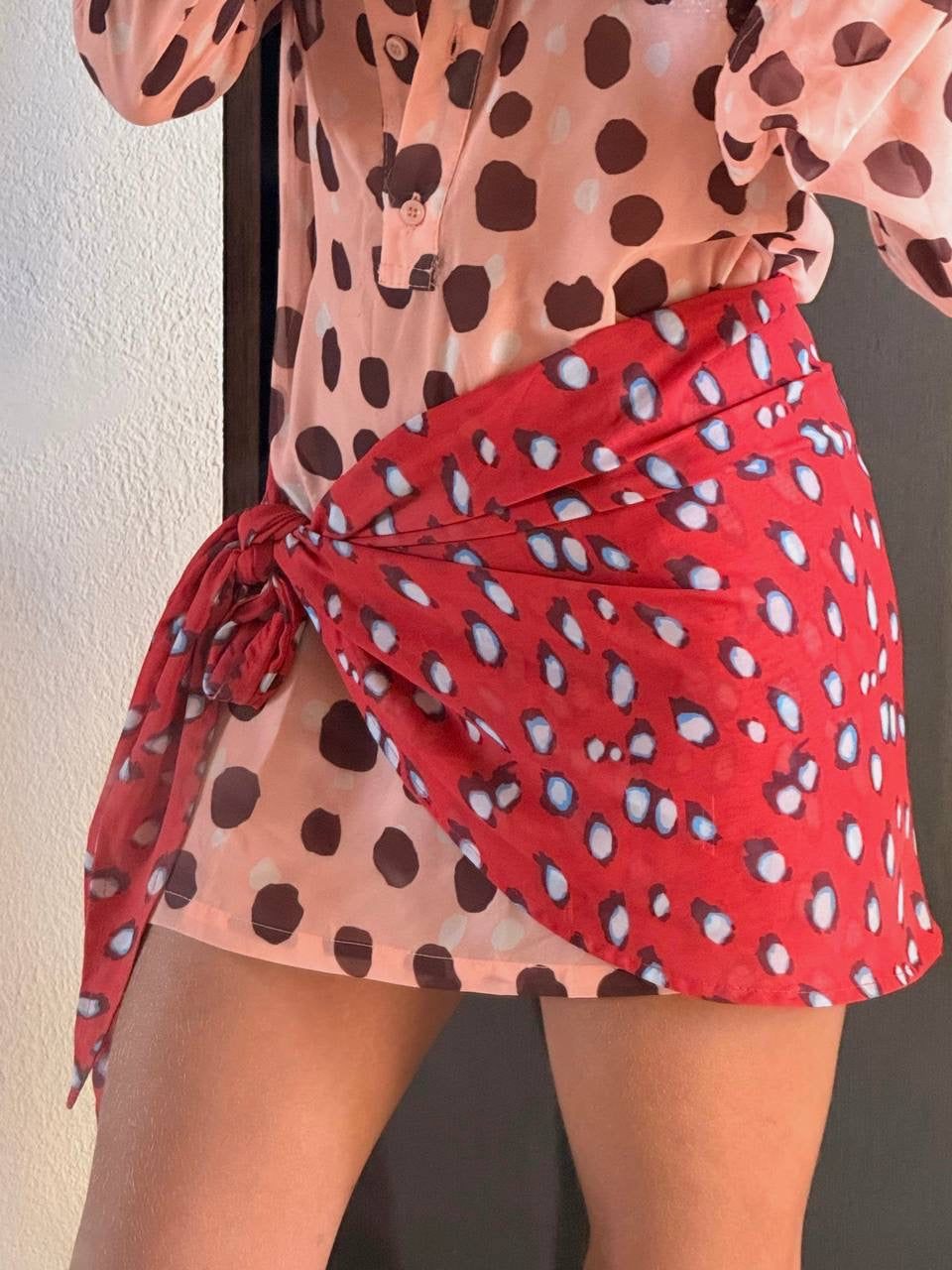 The Dotted Wrap Dress
