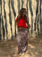 The Zebra Textured Pants