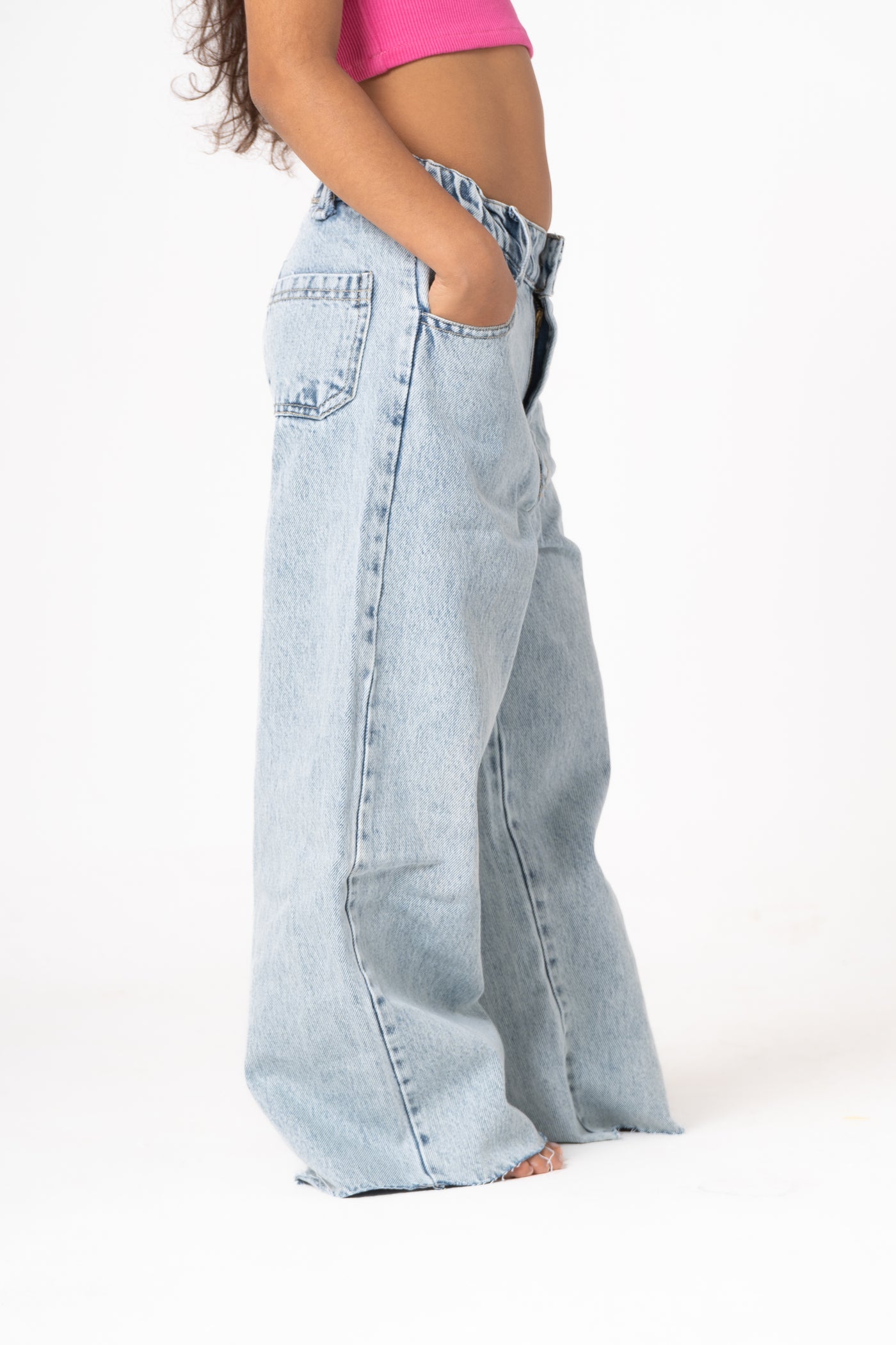 Kids Wide leg denim