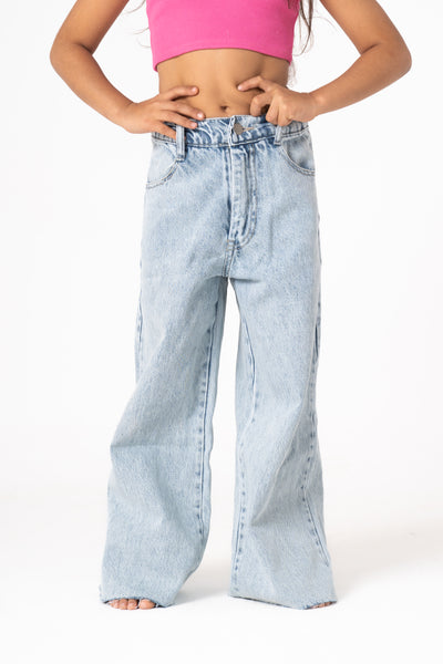 Kids Wide leg denim