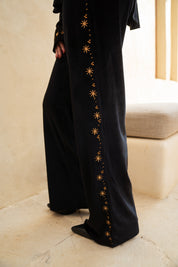 Layaly Ramadan Velvet Set - Black