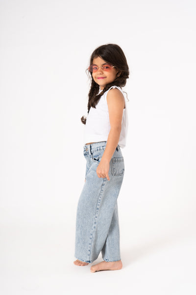 Kids Wide leg denim