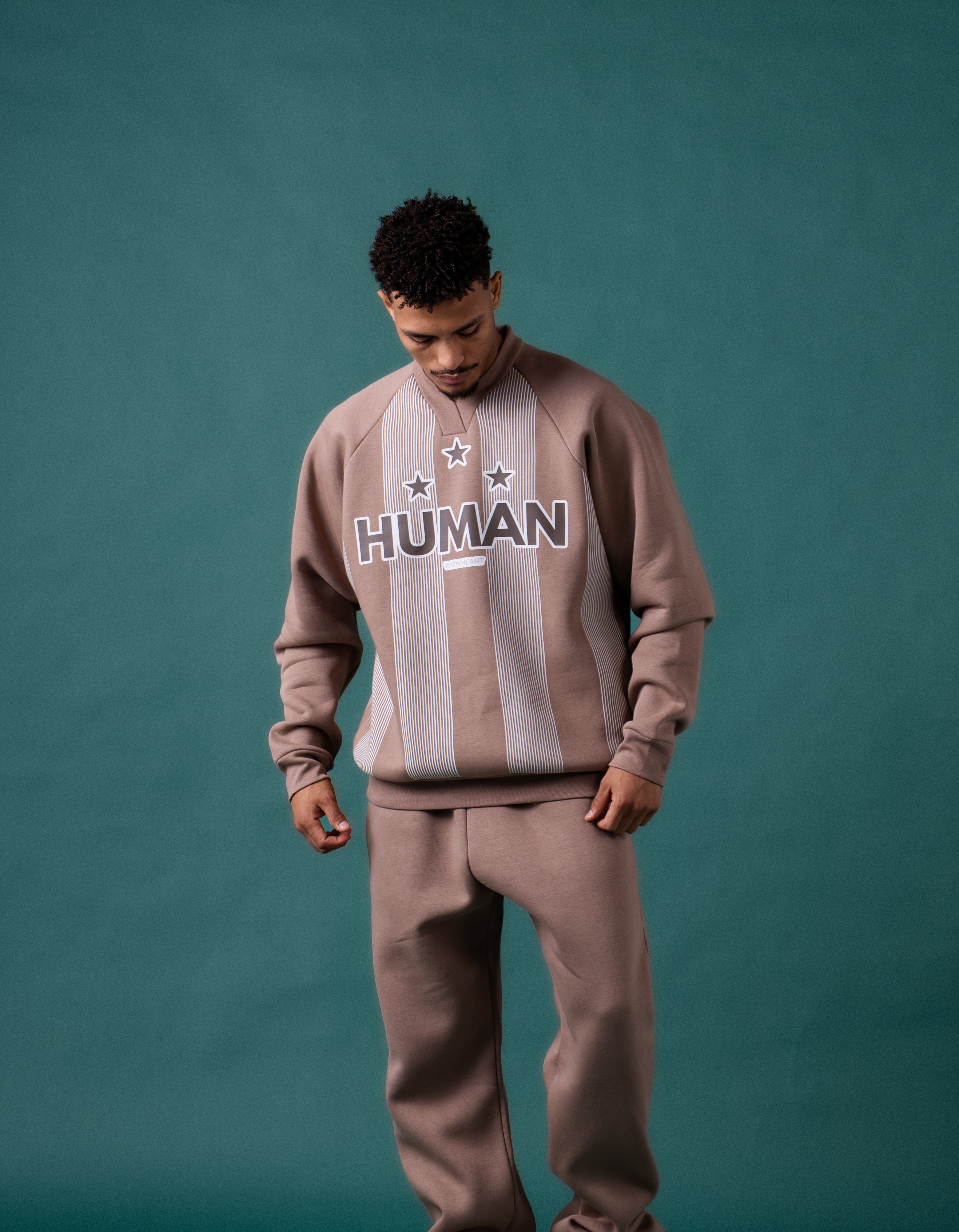 Human Mark Sweatshirt - Cafe