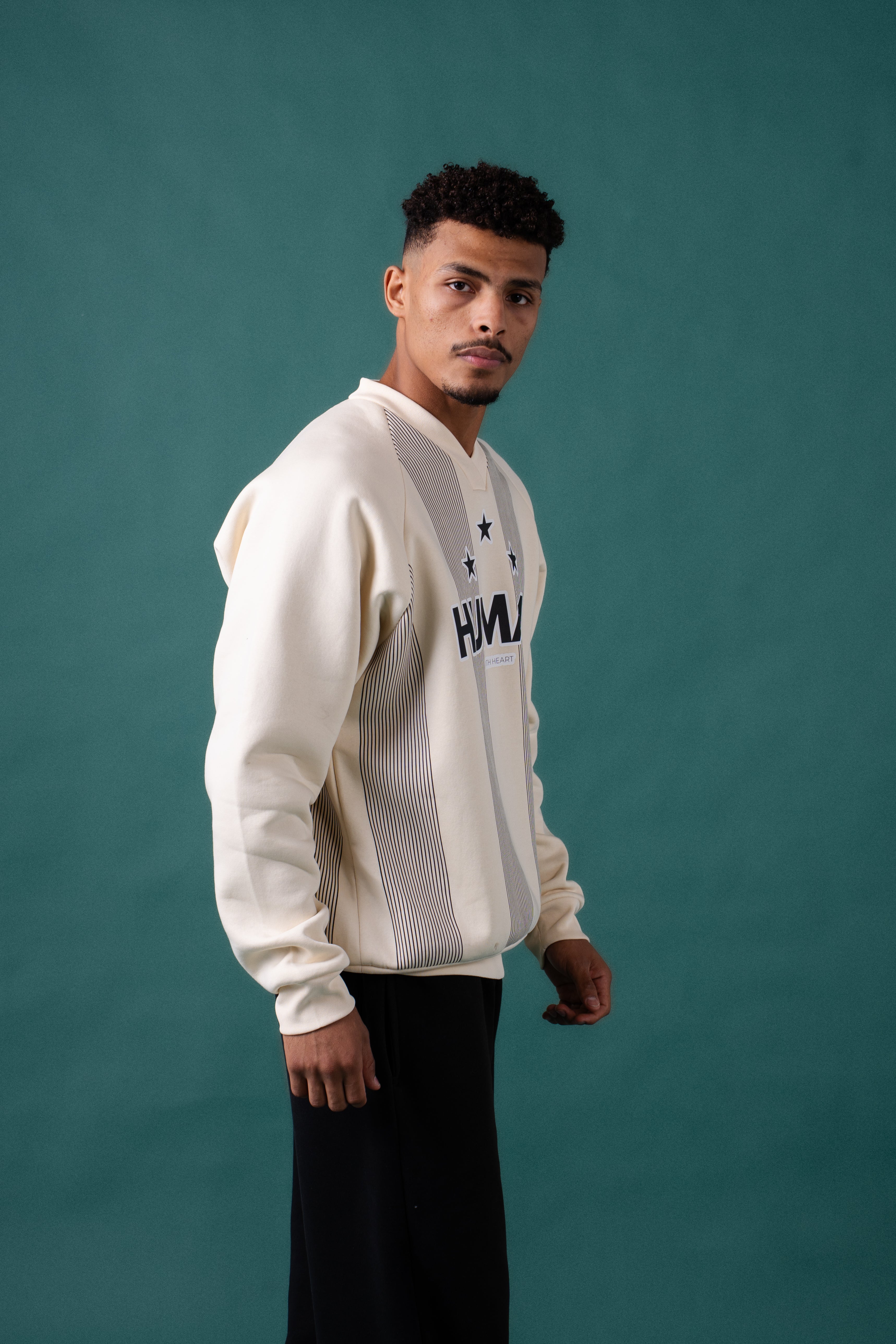 Human Mark Sweatshirt - Creme