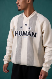 Human Mark Sweatshirt - Creme