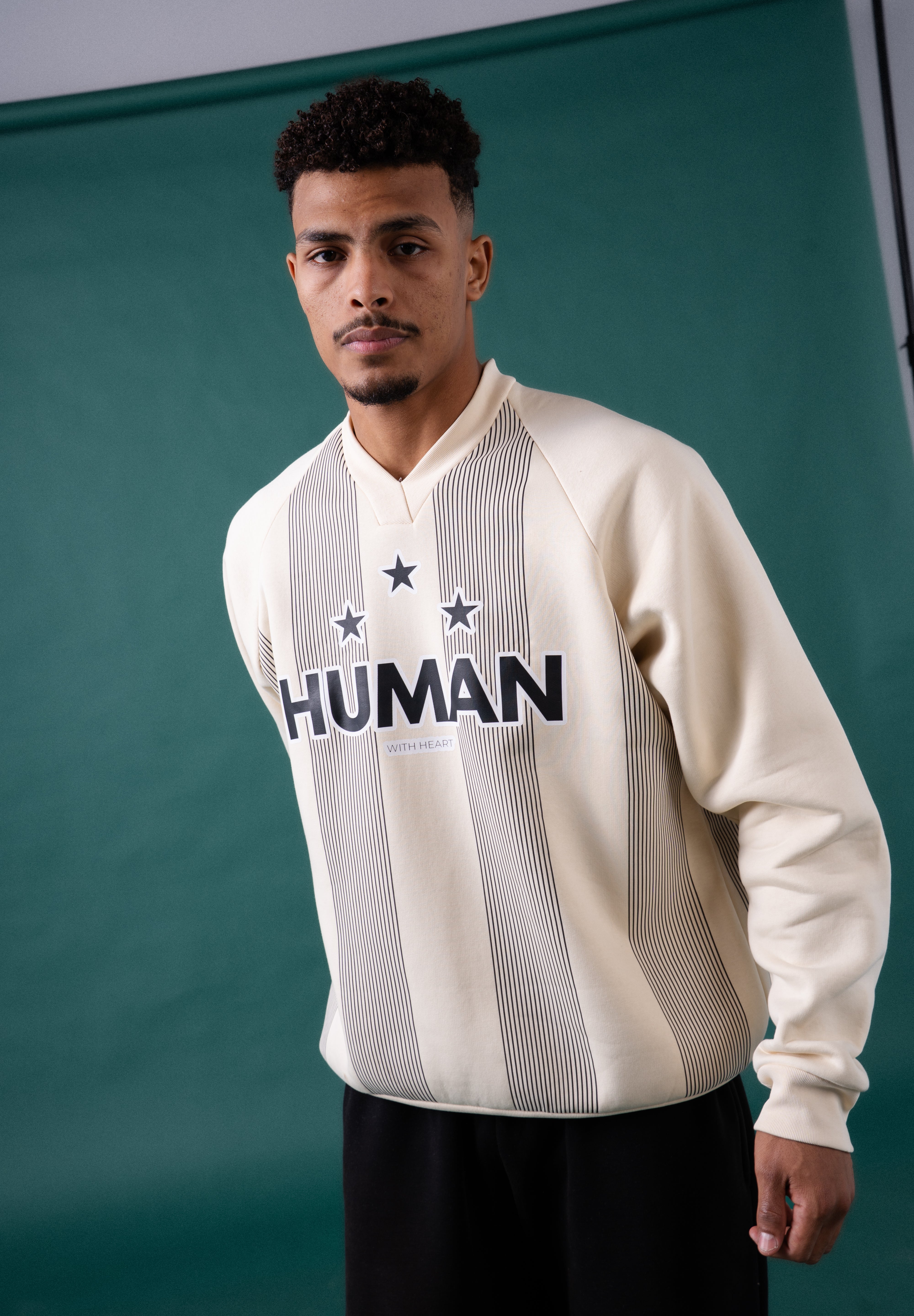 Human Mark Sweatshirt - Creme
