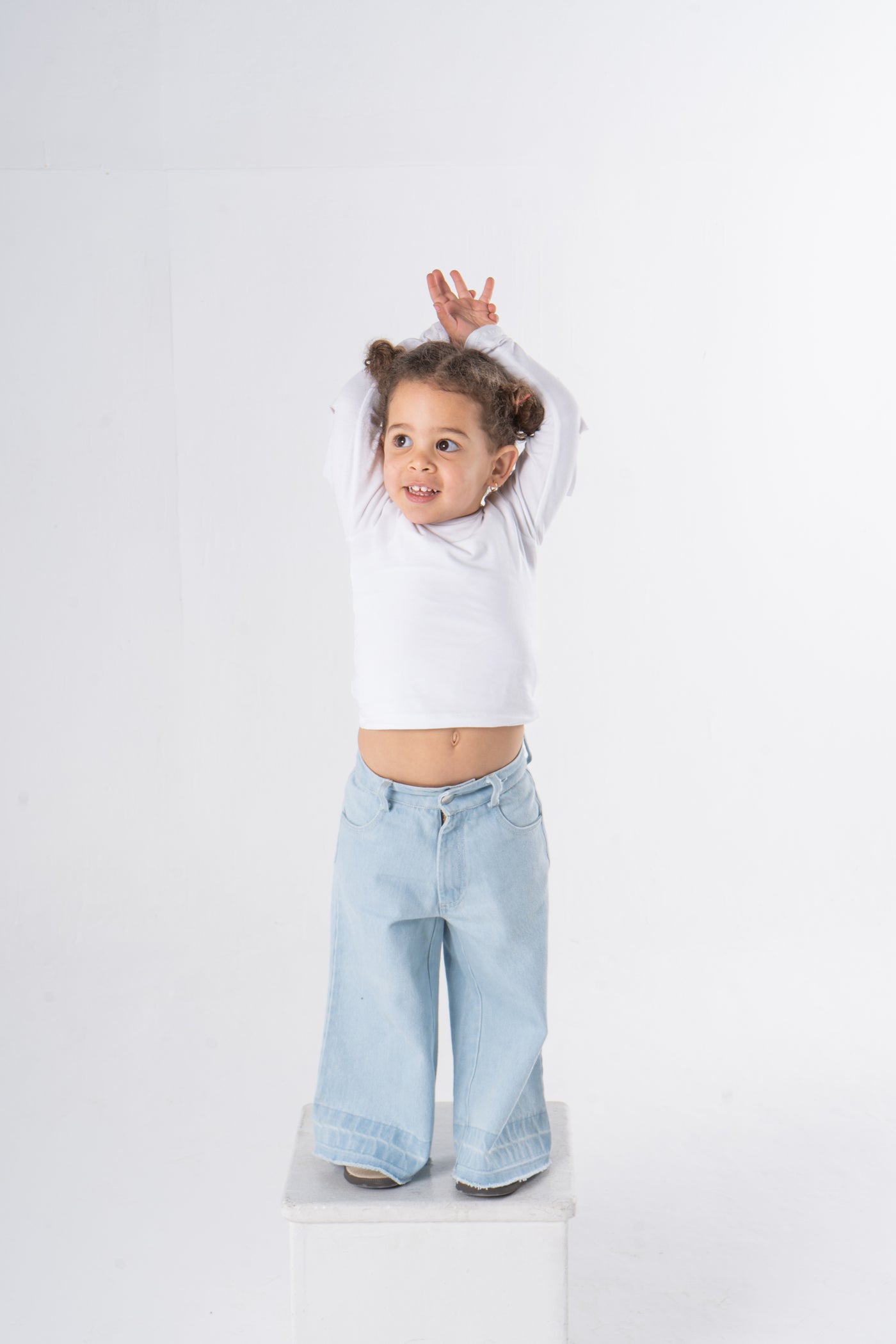 Kids Wide leg denim