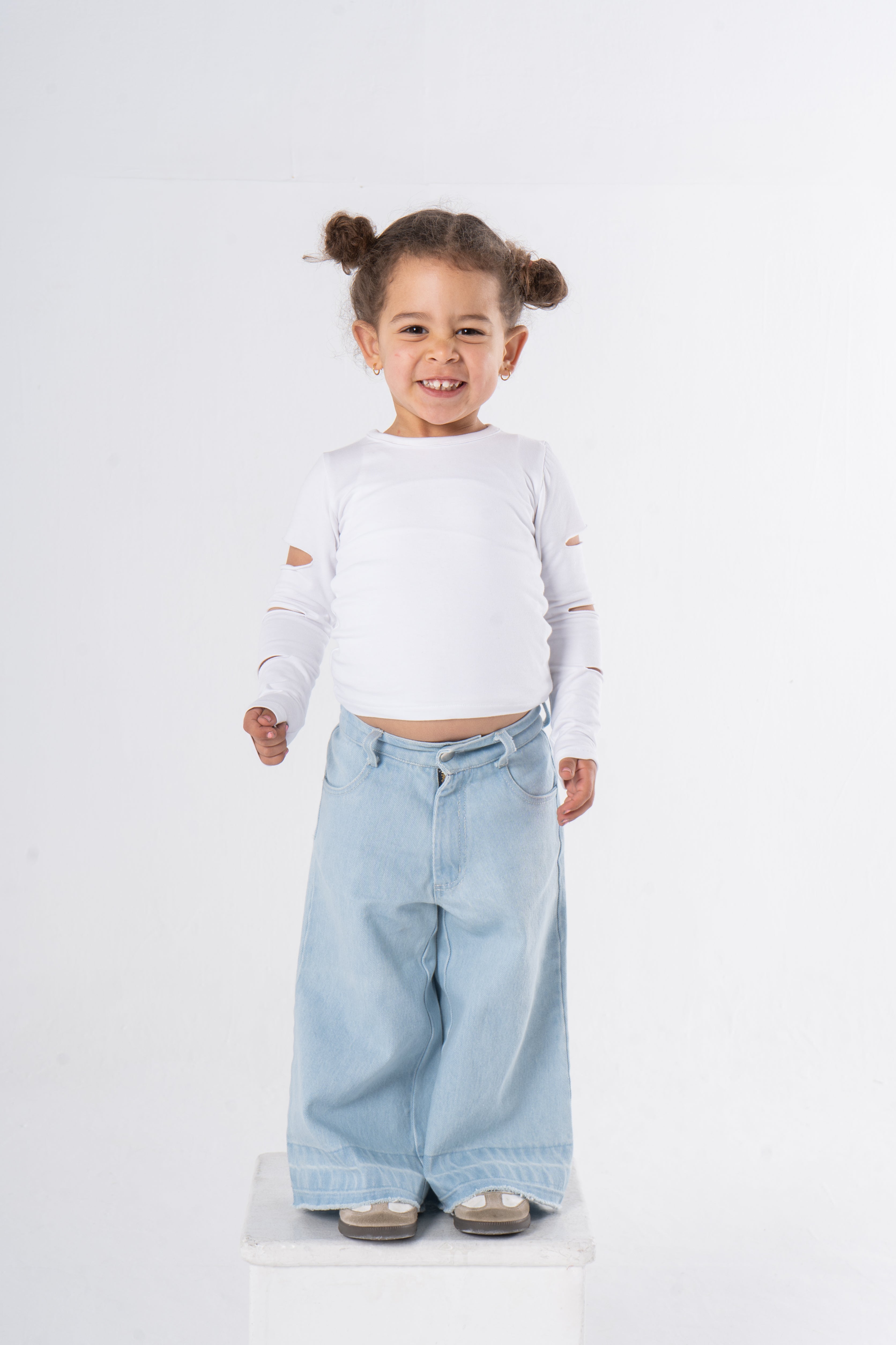 Kids Wide leg denim