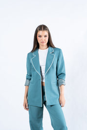 Trimmed Blazer