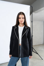 Trimmed Blazer