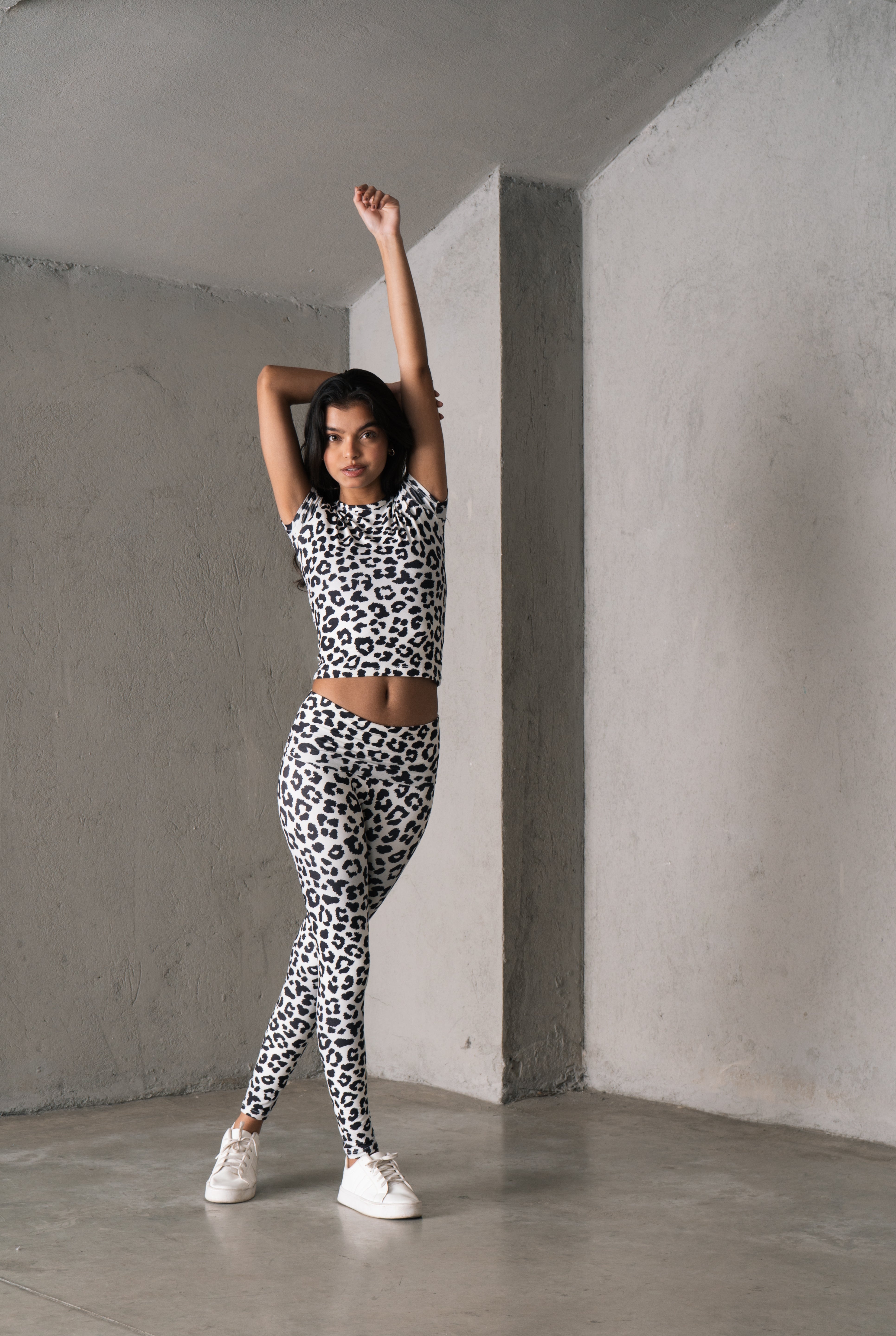 White Cheetah Top