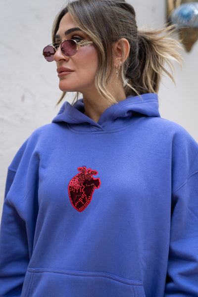 Crimson Pulse Hoodie