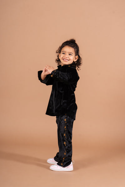 Kids Layaly Ramadan Velvet Set