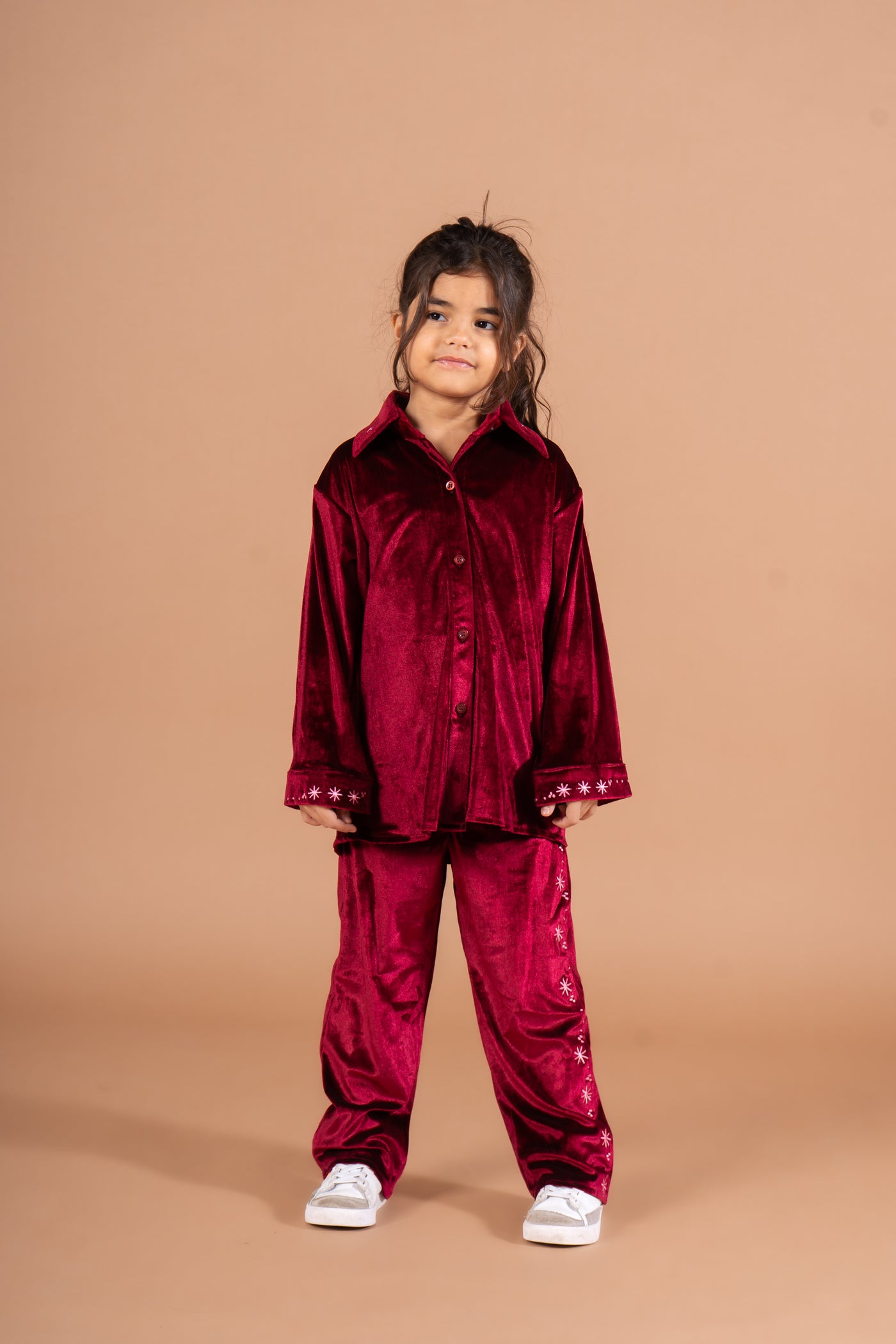 Kids Layaly Ramadan Velvet Set