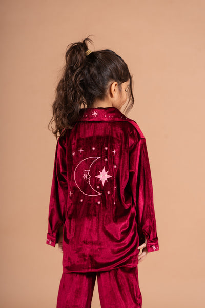 Kids Layaly Ramadan Velvet Set