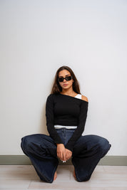 Off-Shoulder Layer Top