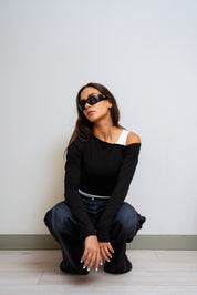 Off-Shoulder Layer Top