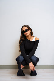 Off-Shoulder Layer Top