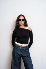 Off-Shoulder Layer Top