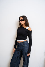 Off-Shoulder Layer Top