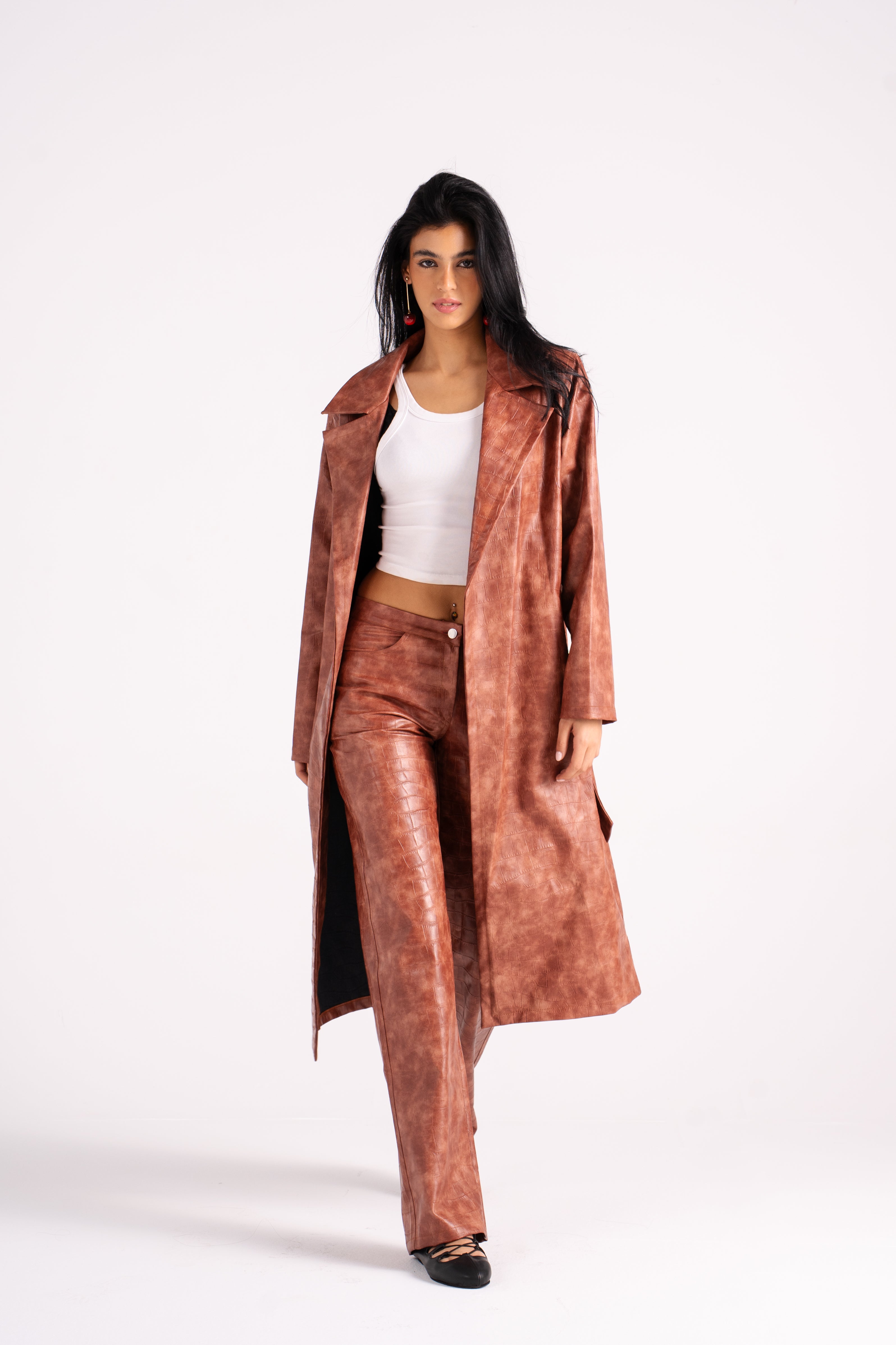 The Brick Leather Pants