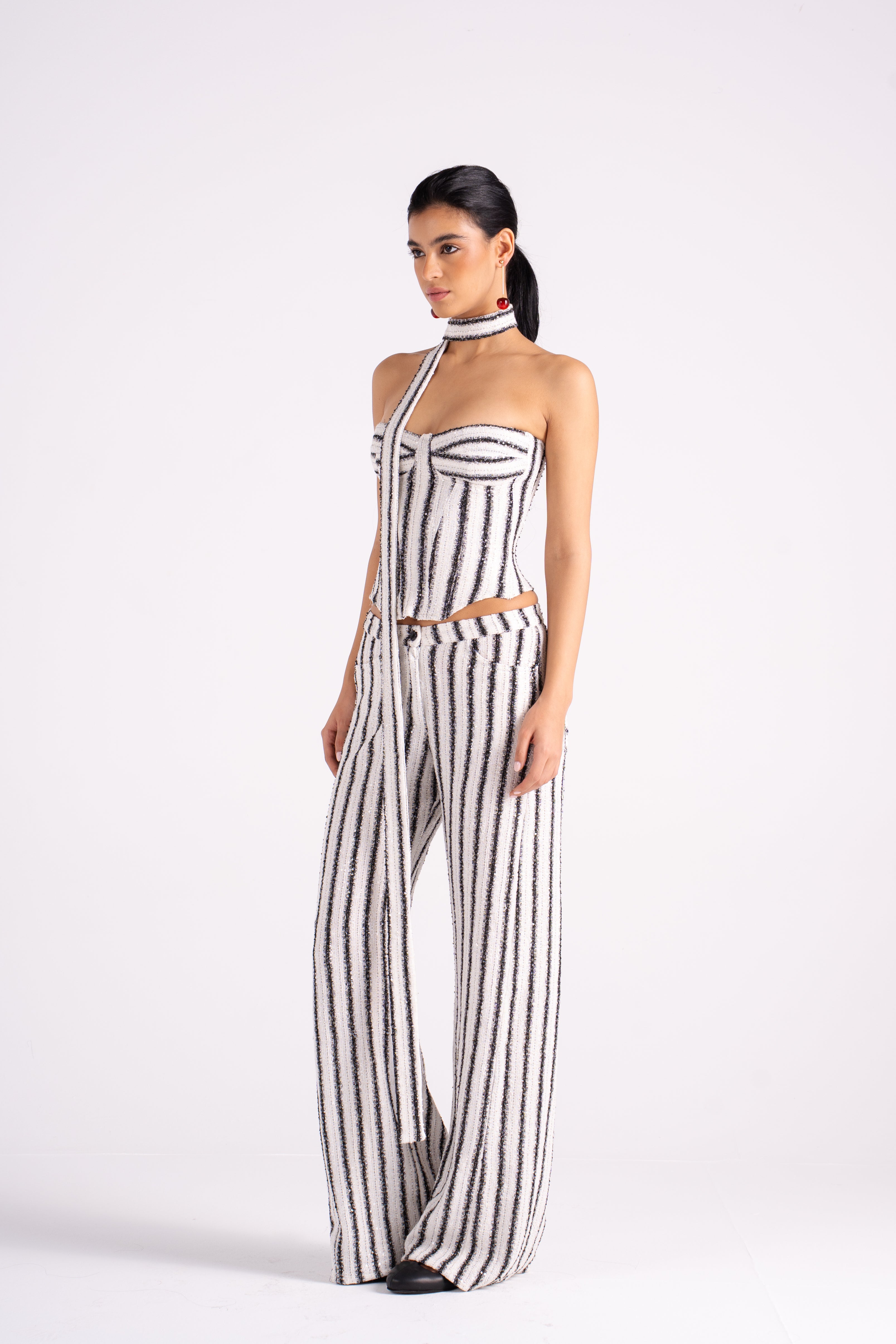 The Bling Striped Pants